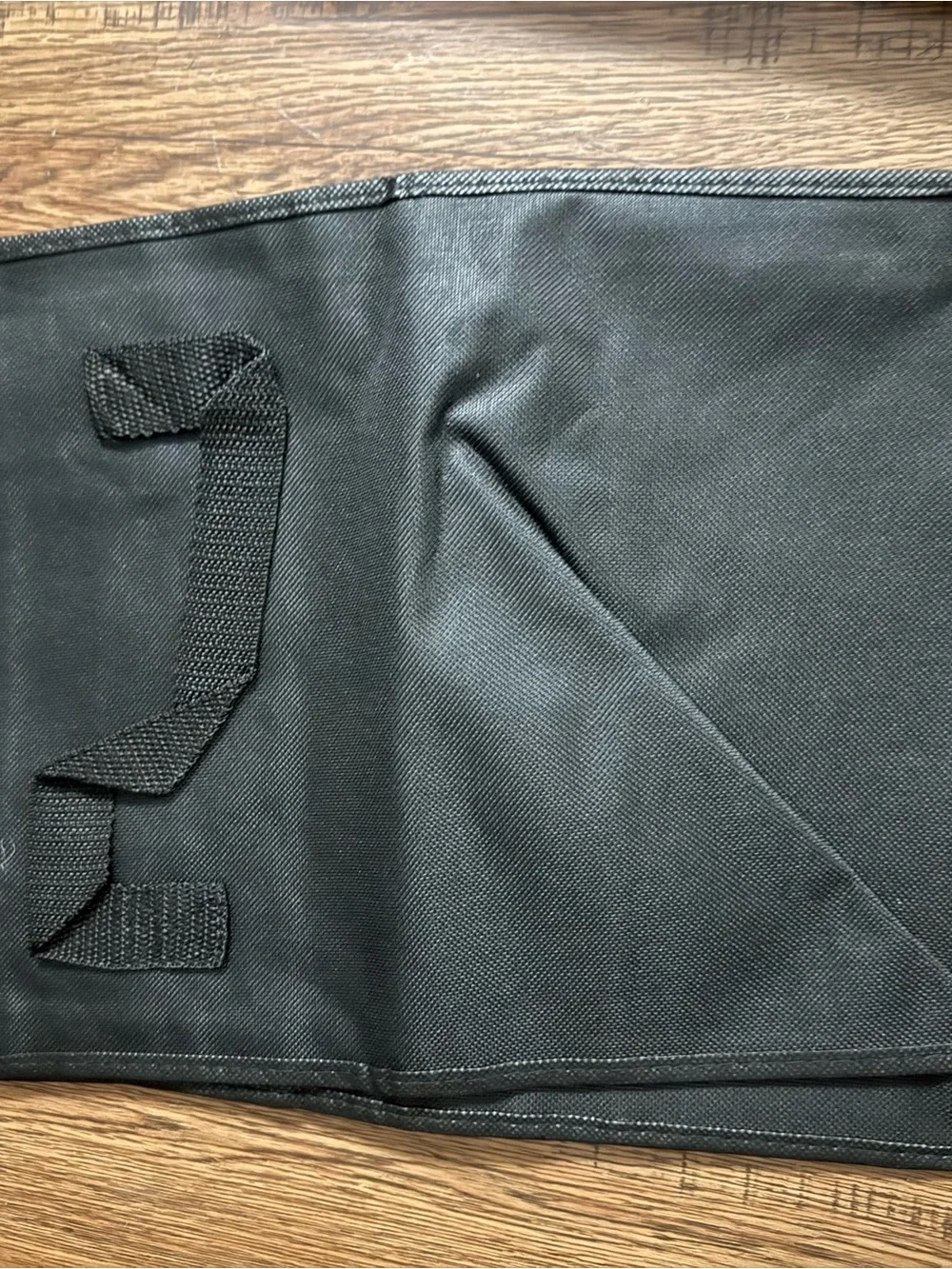 6 items- Black Organizer with Clear Plastic Pockets